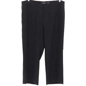 Lafayette 148 New York Manhattan Womens Plus 18W Black Trousers Career Office